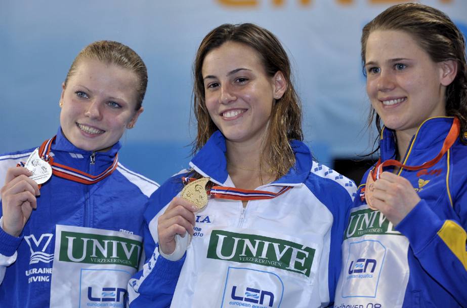 Campionato Europeo di Eindhoven, medaglia d’oro nella piattaforma (Epa)